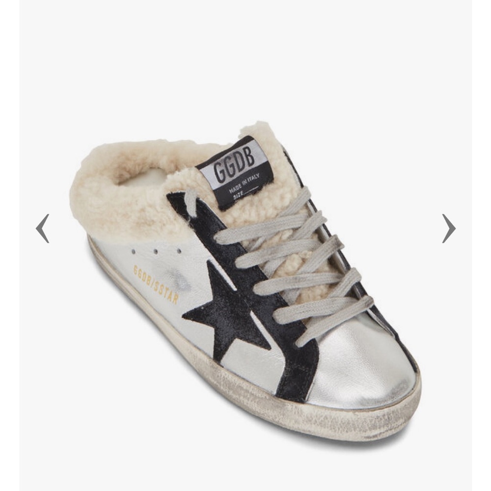 Golden goose metallic Sabots 39
